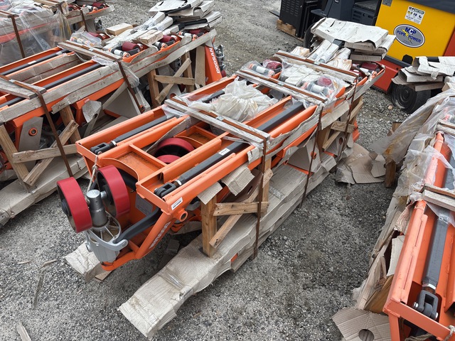 Quantity of (6) 2022 Doosan AC25 5500 lb Pallet Jack (Unused)