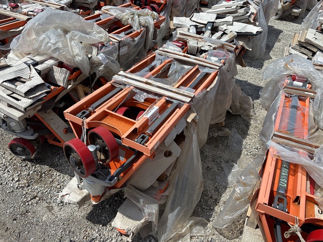 Quantity of (6) 2022 Doosan AC25 5500 lb Pallet Jack (Unused)