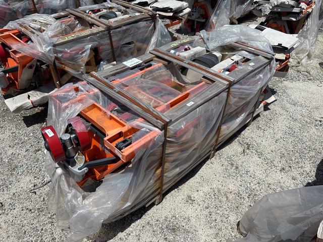 Quantity of (6) 2022 Doosan AC25 5500 lb Pallet Jack (Unused)