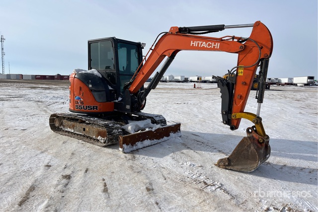 えす 2017 Hitachi ZX55USR-5A Mini Excavator | Ritchie Bros