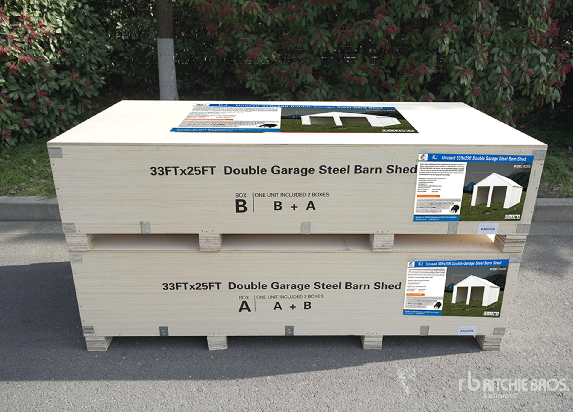 2025 KJ K3325 33 ft x 25 ft Metal Garage (Unused) | Ritchie Bros ...