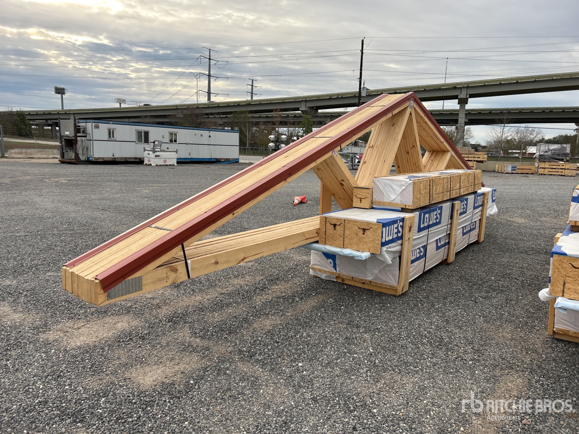 16 Ft x 32 Ft x 40 Ft Pole Barn Package Storage Building (Unused ...