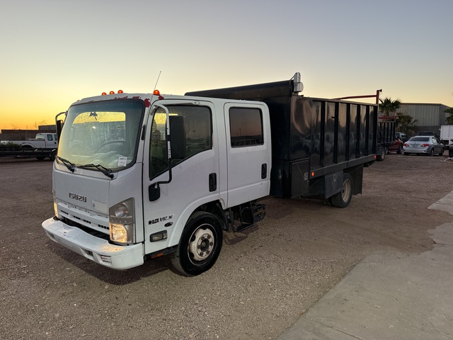 2010 Izuzu NQR 4x2 COE Crew Cab Dump Truck