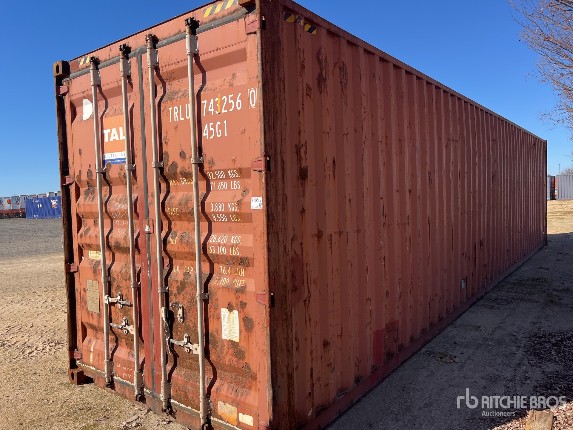 General Appearance with Picture, Right Rear Corner