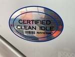 LN541715 - 2020 International LT625: Clean Idle Sticker