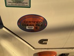 NN317994 - 2022 International LT625: Clean Idle Sticker