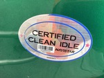 LL051858 - 2020 International LT625: Clean Idle Sticker