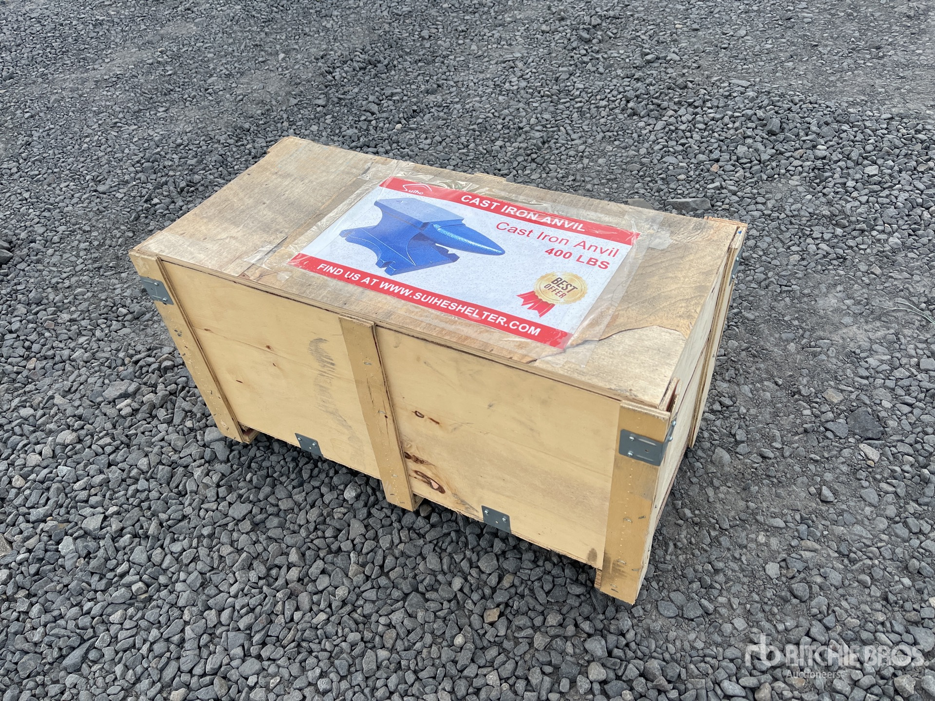 2025 Suihe A400 400 lb Cast Iron Anvil Divers Outils à main (Unused