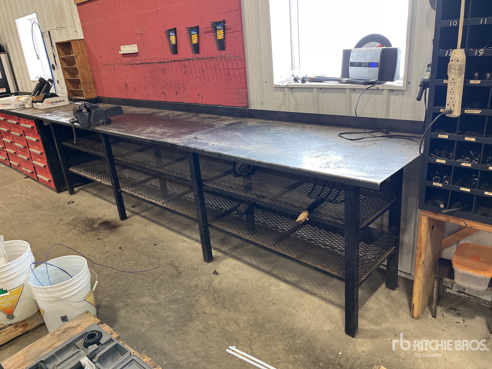 Heavy Duty Custom Built Workbench | Ritchie Bros. Auctioneers