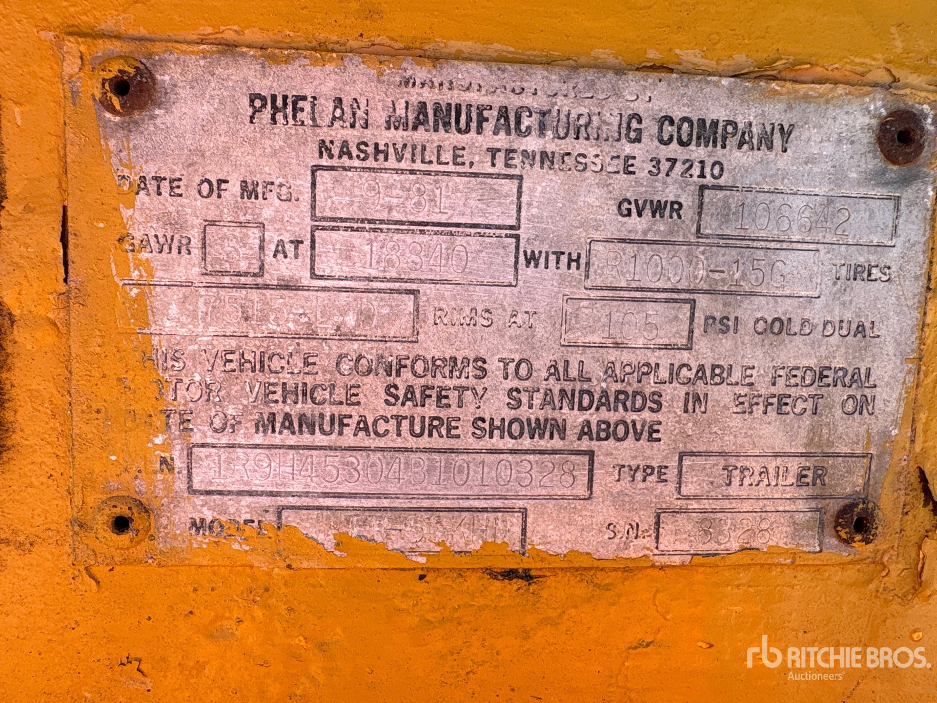 General Appearance with Seriennummer / FIN