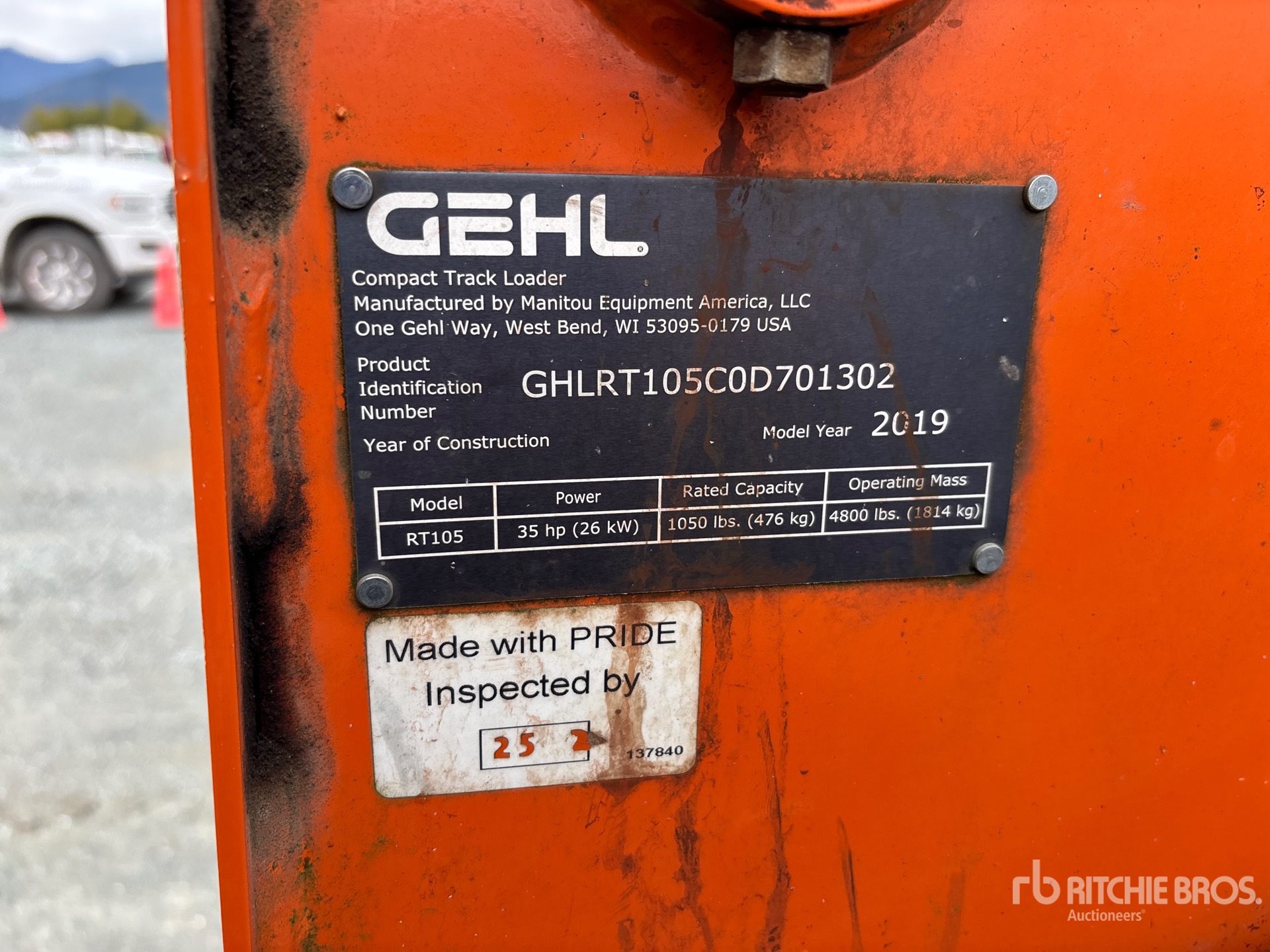 General Appearance with Numer seryjny/numer identyfikacyjny pojazdu