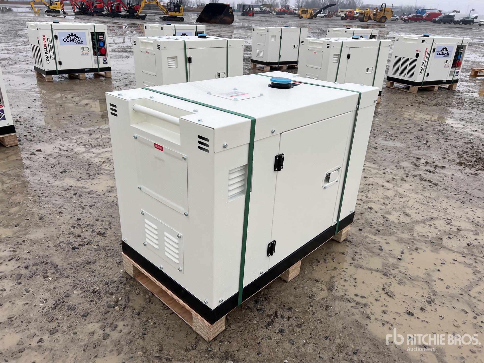 2024 Compal VG-R110 10 kW / 11 KVA Portable Generator Set (Unused ...