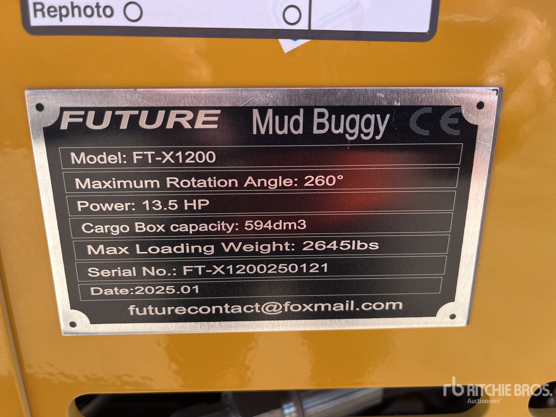 General Appearance with Numero seriale/numero d’identificazione del veicolo (VIN)