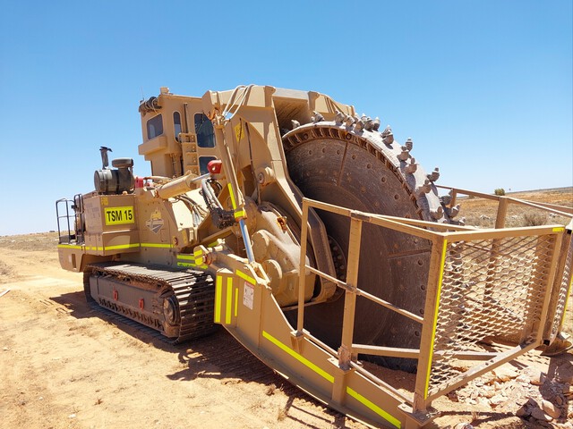 2012 Tesmec 1150 RS Tracked Rock Saw