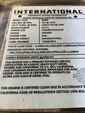 MN031113 - 2021 International LT625: Emission Label