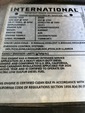 MN031101 - 2021 International LT625: Emission Label