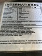 MN031101 - 2021 International LT625: Engine Data Tag