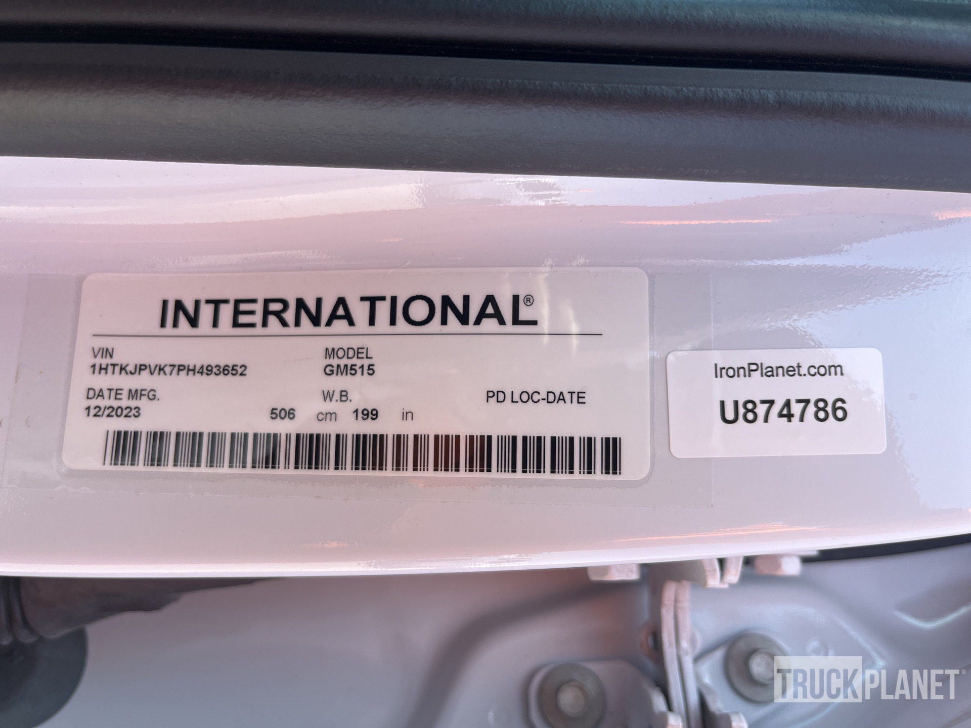 General Appearance with Numéro de série/Numéro d'identification du véhicule automobile