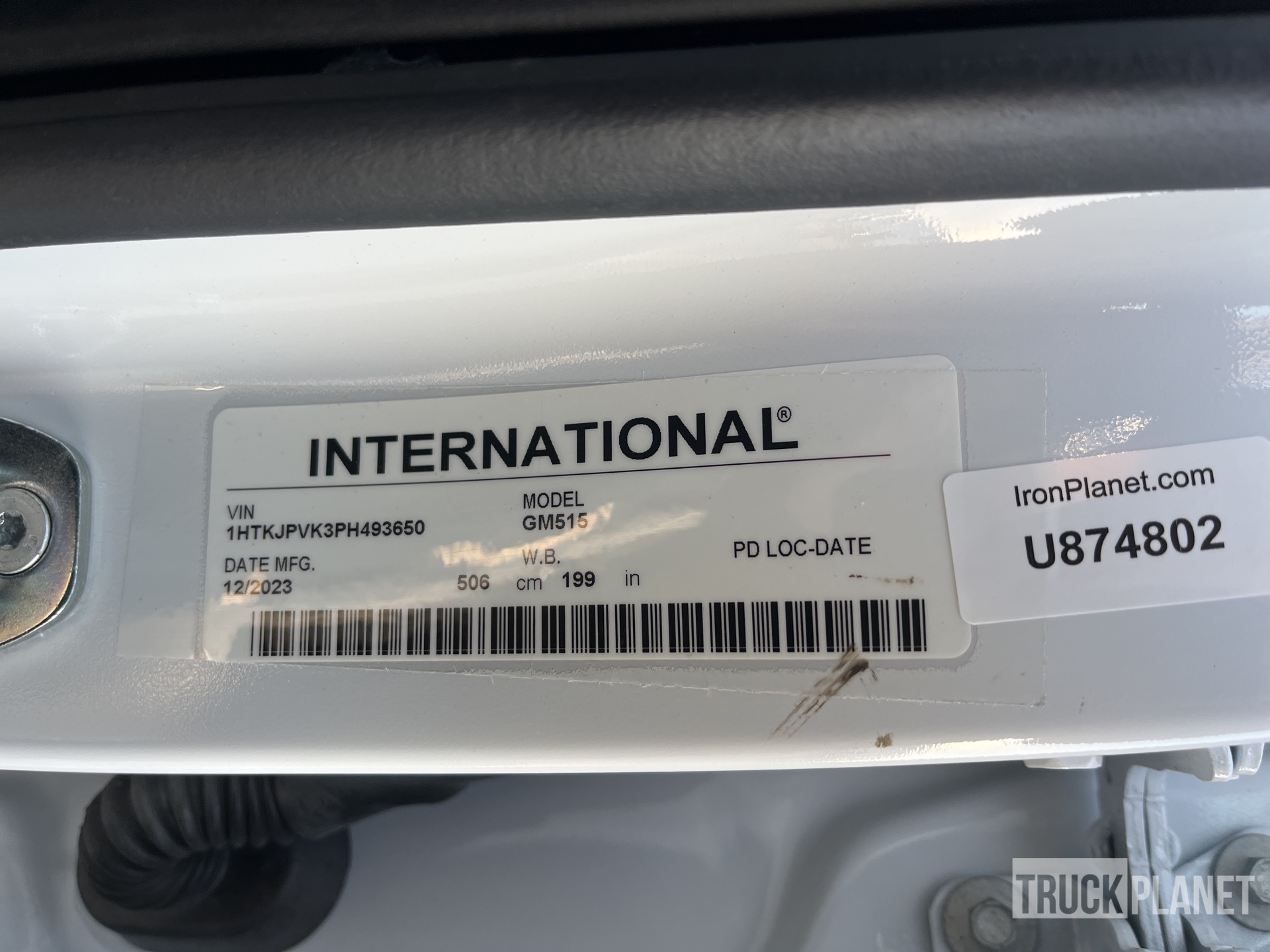 General Appearance with Numéro de série/Numéro d'identification du véhicule automobile