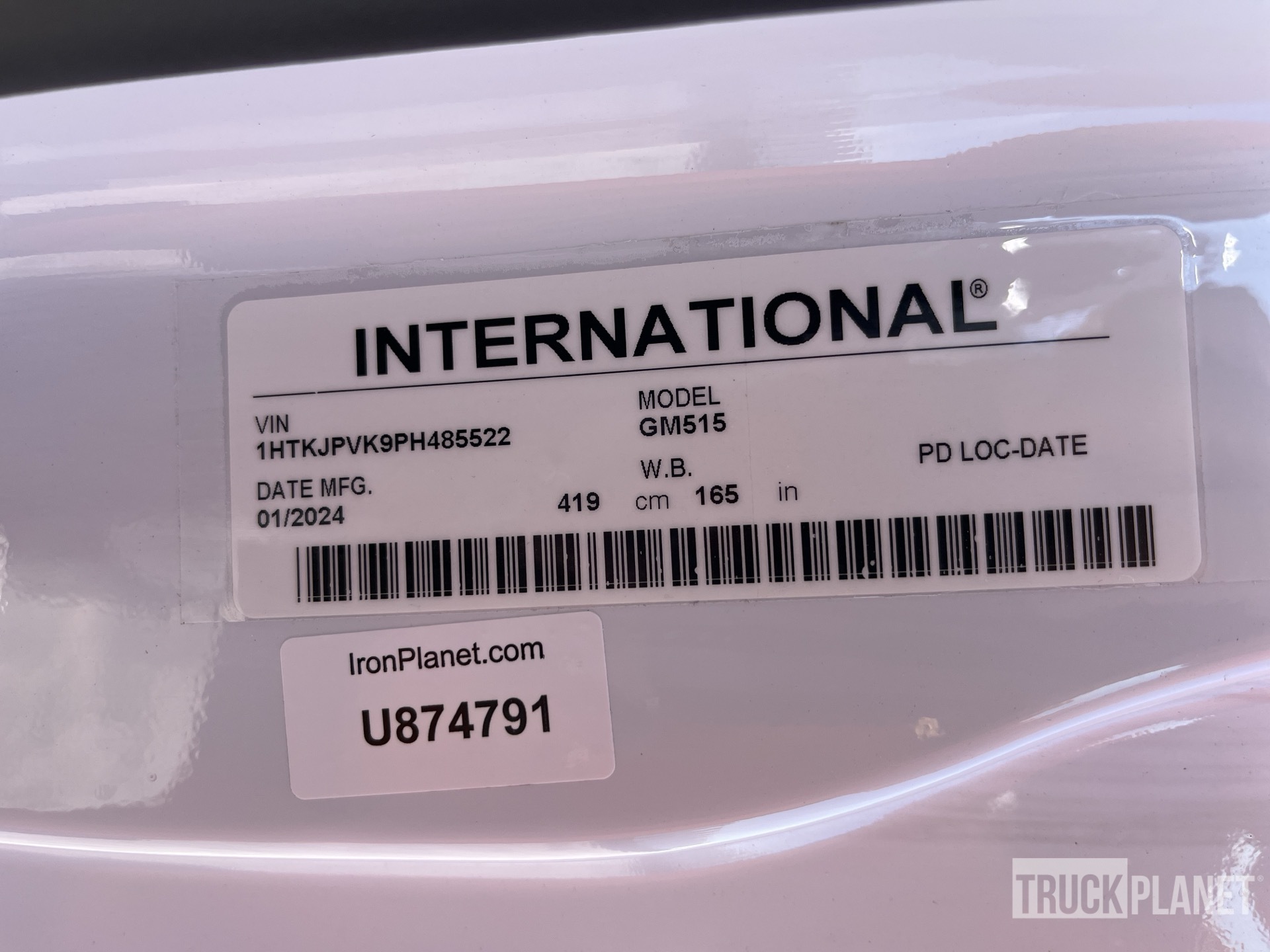General Appearance with Numéro de série/Numéro d'identification du véhicule automobile