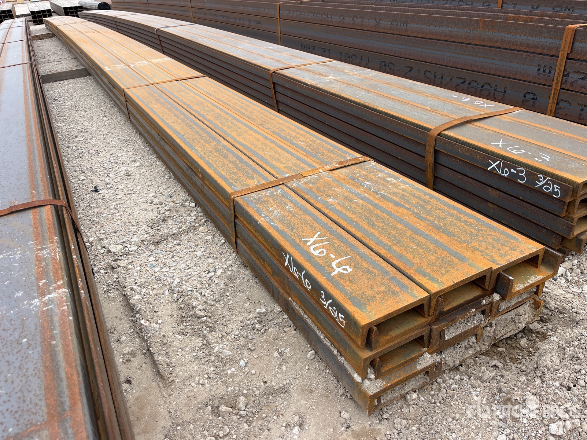 Quantity of 6 in x 40 ft A36/572-50 Steel Channels | Ritchie Bros ...