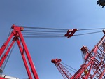 Crane Superstructure with Pendant Line (Boom Tension Line)