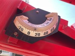 Crane Superstructure with Boom Angle Indicator