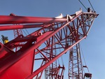 Crane Superstructure with Boom Length