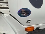 LN167891 - 2020 International LT625: Clean Idle Sticker