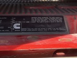 LN167891 - 2020 International LT625: Emission Label