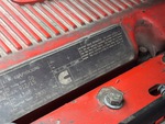 Engine with Emission Label