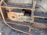 Undercarriage with Left Track Tensioner