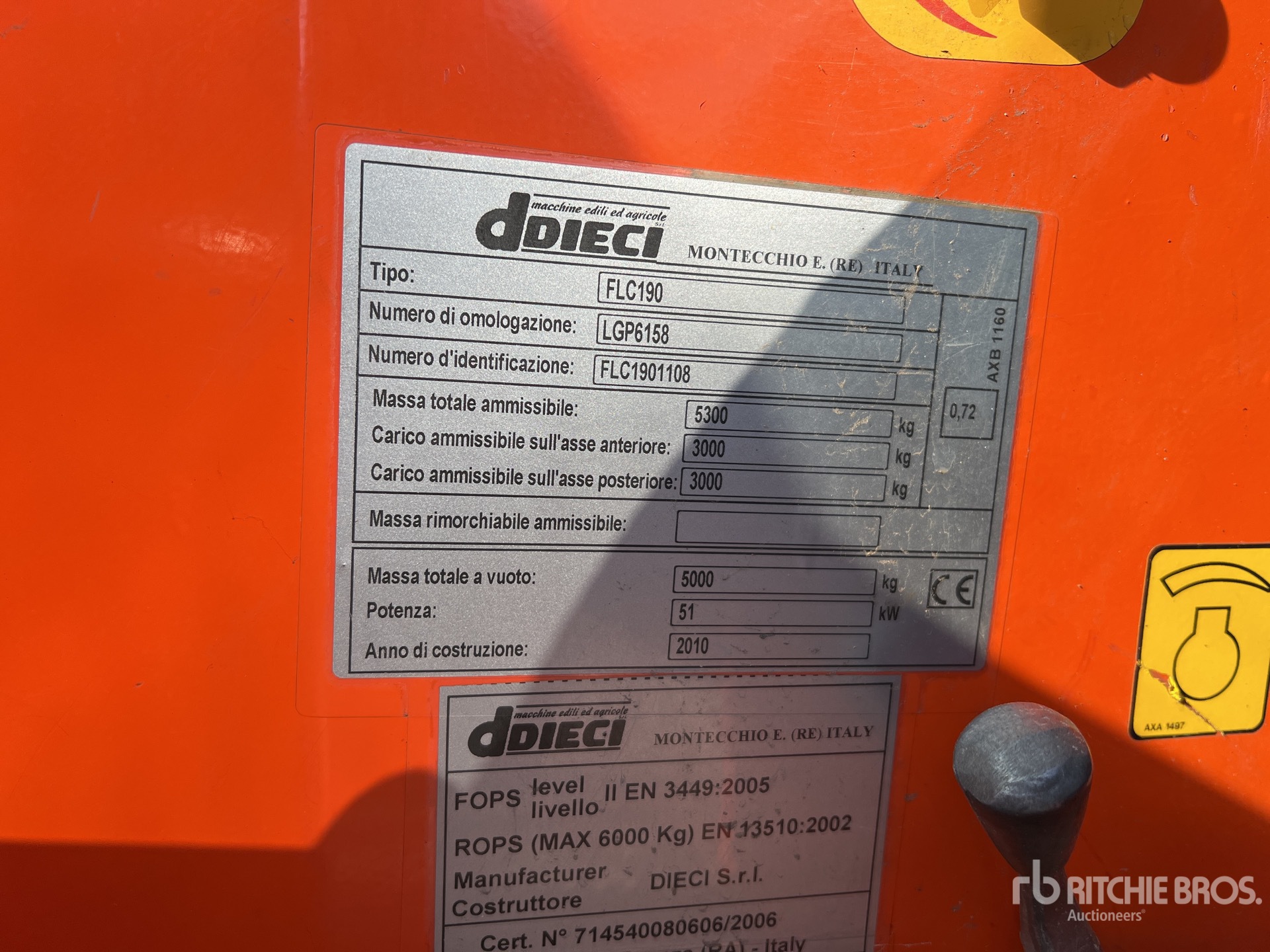 General Appearance with Numero seriale/numero d’identificazione del veicolo (VIN)