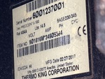 General Appearance with Refrigeration Unit Serial Number