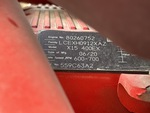 MN314605 - 2021 International LT625: Engine Data Tag