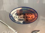 MN289860 - 2021 International LT625: Clean Idle Sticker
