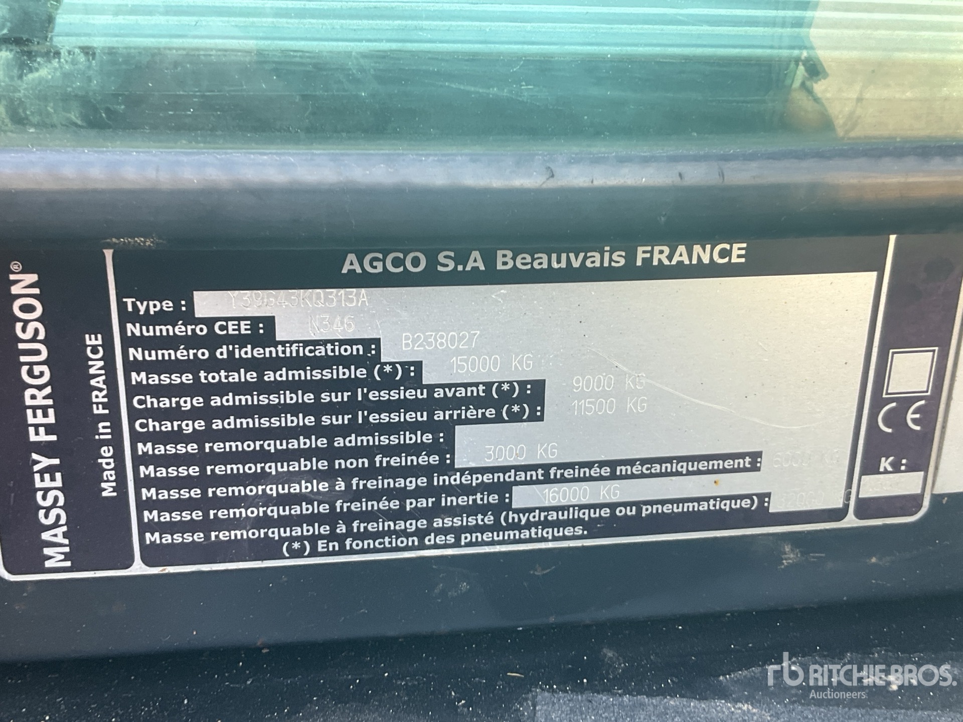 Aspect général with Numéro de série/Numéro d'identification du véhicule automobile