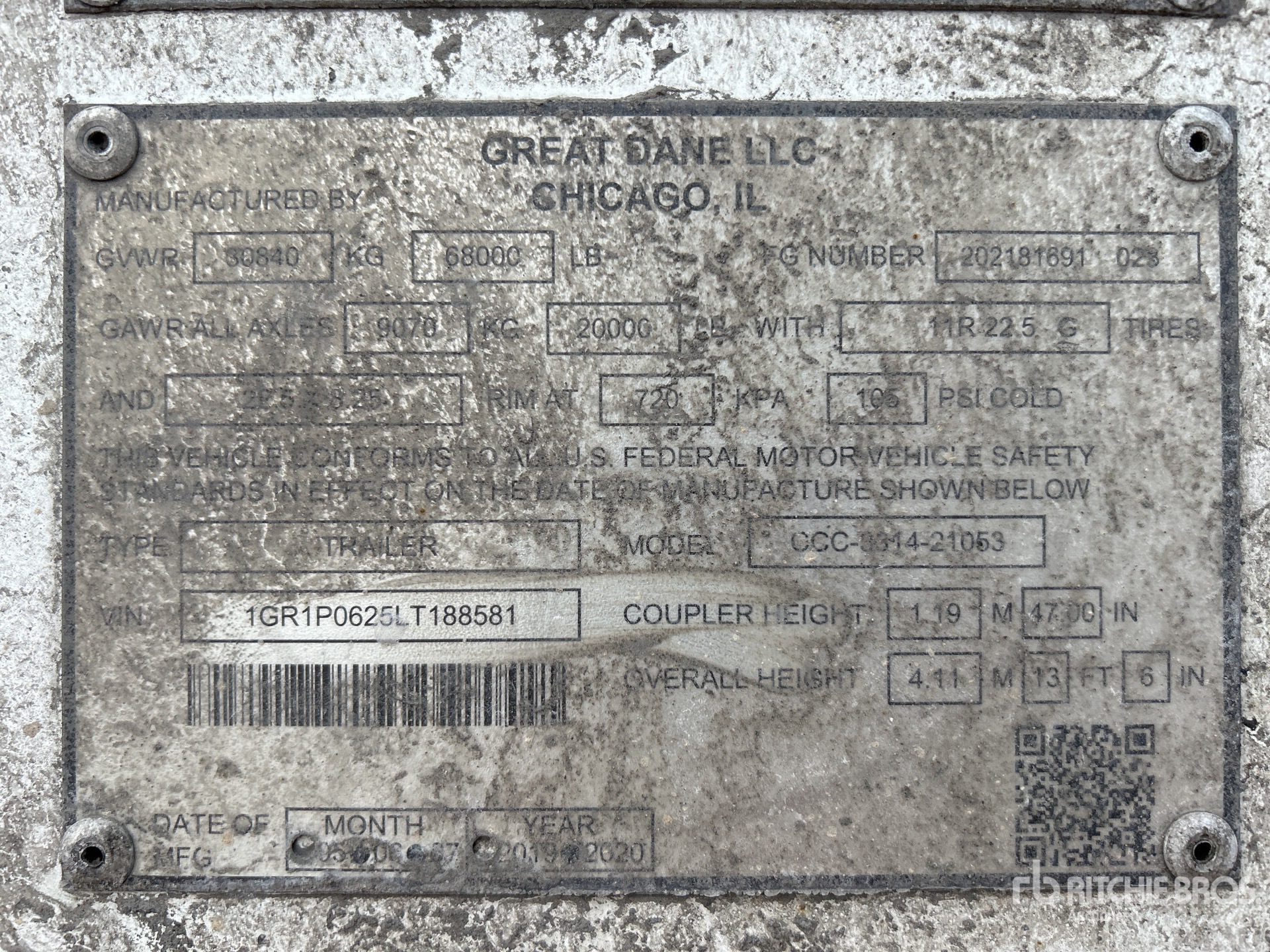 General Appearance with Seriennummer / FIN