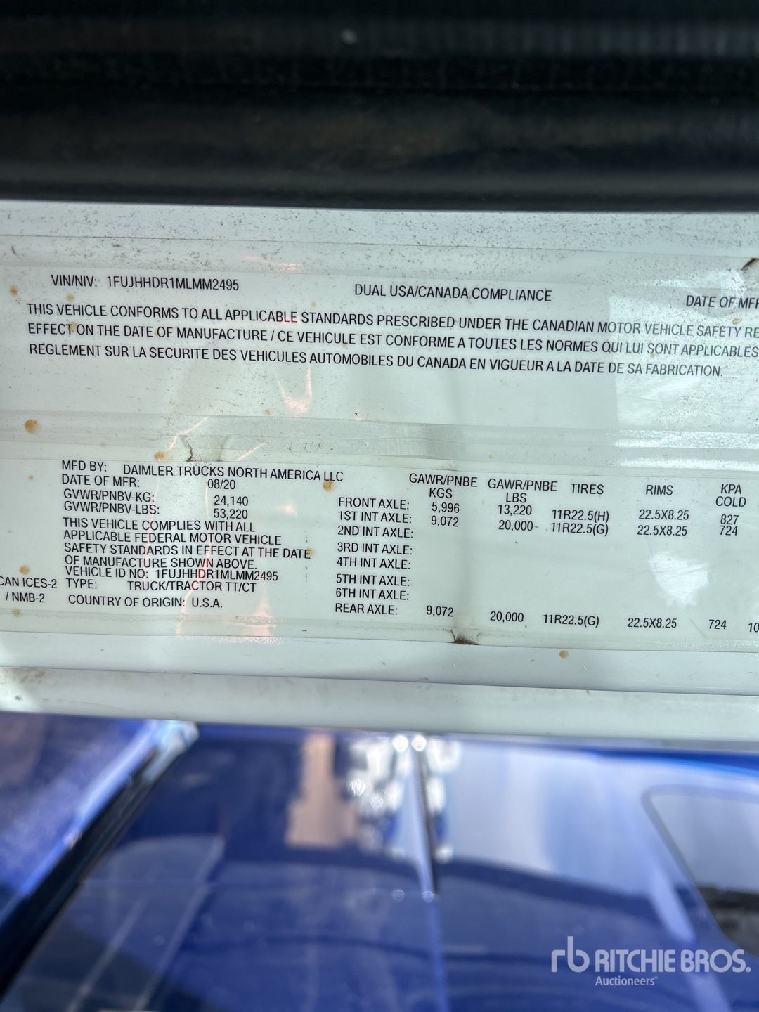 General Appearance with Second Serial Number/VIN Photo