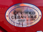 LL054328 - 2020 International LT625: Clean Idle Sticker