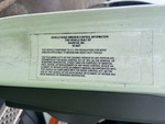 NN160595 - 2022 International LT625: Emission Label
