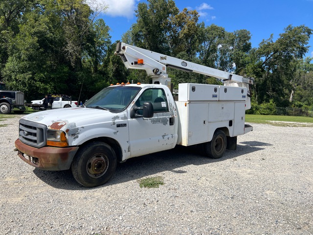 1999 MTI A28D 28 ft on 1999 Ford F-350 4x2 Bucket Truck