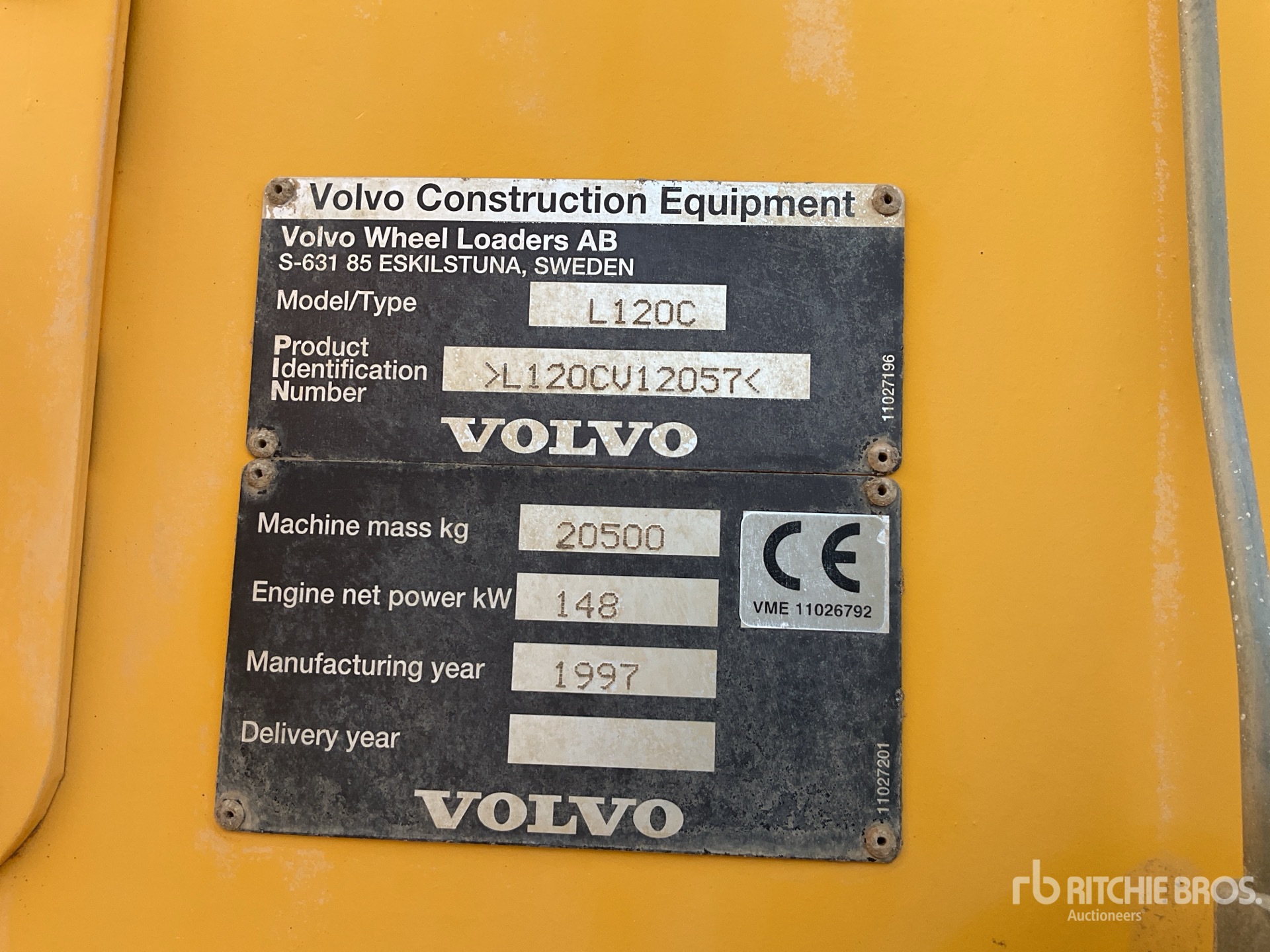 General Appearance with N.º de serie/VIN