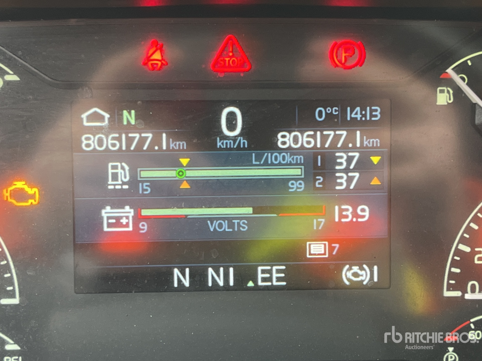 General Appearance with Hour Meter / Odometer