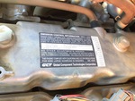 Engine with Emission Label