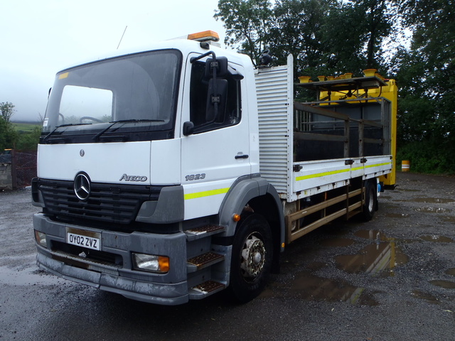 2002 Mercedes Ateco 1823 Traffic Control Truck 2002 Mercedes Ateco 1823 Traffic Control Truck