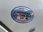 MN084224 - 2021 International LT625: Clean Idle Sticker