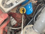 LN564874 - 2020 International LT625: Engine Oil level on Dipstick