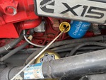 NN408560 - 2022 International LT625: Engine Oil level on Dipstick