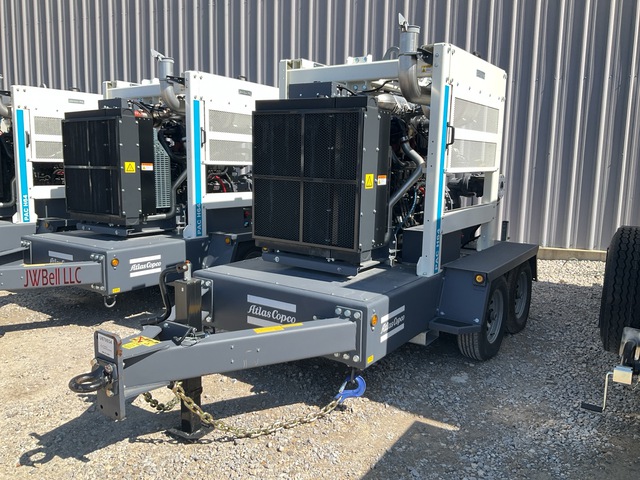 2023 Atlas Copco PAC H64 Trailer-Mounted T/A Water Pump (Unused)